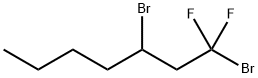 1,3-DIBROMO-1,1-DIFLUOROHEPTANE Structure