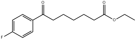 ETHYL 7-(4-FLUOROPHENYL)-7-OXOHEPTANOATE Struktur