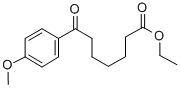 ETHYL 7-(4-METHOXYPHENYL)-7-OXOHEPTANOATE Struktur