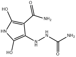 4-[2-(AMinocarbonyl)hydrazinyl]-2,5-dihydroxy-1H-pyrrole-3-carboxaMide Struktur