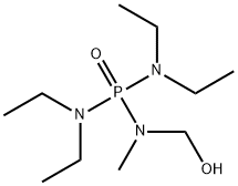 [bis(diethylamino)phosphoryl-methyl-amino]methanol 结构式