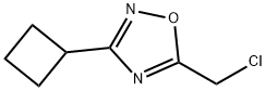 5-Chloromethyl-3-cyclobutyl-[1,2,4]oxadiazole Struktur