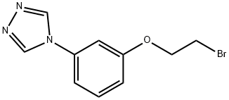 2-BROM&&OELIG;LIG;THYL 4-(4H-1,2,4-TRIAZOL-4-YL)PHENYL ETHER 结构式