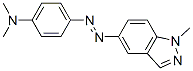 1-methyl-5-(4-dimethylaminophenylazo)indazole 结构式