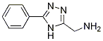 C-(5-Phenyl-4H-[1,2,4]triazol-3-yl)-methylamine Struktur