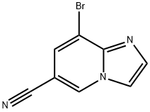 8-bromoimidazo[1,2-a]pyridine-6-carbonitrile Struktur