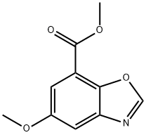 Methyl 5-methoxy-1,3-benzoxazole-7-carboxylate 化学構造式