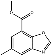 Methyl 5-Methyl-1,3-benzoxazole-7-carboxylate Structure
