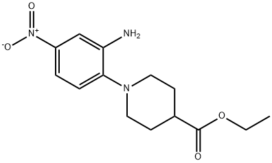 1-(2-氨基-4-硝基苯基)哌啶-4-羧酸乙酯, 1221792-44-4, 结构式