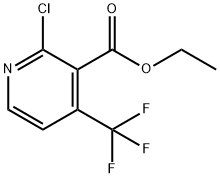 Ethyl 2-chloro-4-(trifluoromethyl)nicotinate Struktur