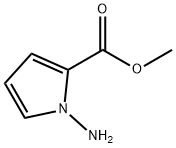 1H-Pyrrole-2-carboxylicacid,1-amino-,methylester(9CI) Struktur