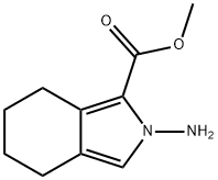2H-Isoindole-1-carboxylicacid,2-amino-4,5,6,7-tetrahydro-,methylester(9CI),122181-86-6,结构式