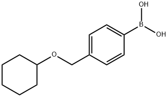 4-(环己氧基)甲基苯硼酸 结构式