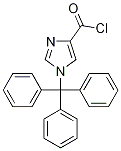 1-trityl-1H-iMidazole-4-carbonyl chloride,1221885-49-9,结构式