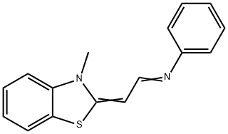 Benzenamine, N-[(3-methyl-2(3H)-benzothiazolylidene)ethylidene]- (9CI) 结构式