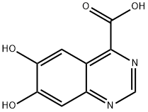 4-Quinazolinecarboxylic acid, 6,7-dihydroxy- (9CI) Struktur