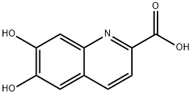 2-Quinolinecarboxylic acid, 6,7-dihydroxy- (9CI),122234-87-1,结构式