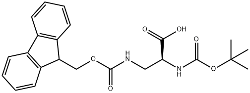 122235-70-5 (2S)-2-[(tert-ブトキシカルボニル)アミノ]-3-[(9H-フルオレン-9-イル)メトキシカルボニルアミノ]プロピオン酸