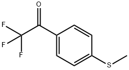 2,2,2-三氟-1-(4-(甲基硫代)苯基)乙烷-1-酮 结构式