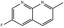 6-フルオロ-2-メチル-1,8-ナフチリジン 化学構造式