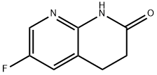 6-Fluoro-3,4-dihydro-1,8-naphthyridin-2(1H)-one Structure