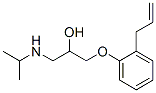 (-)-1-(o-Allylphenoxy)-3-(isopropylamino)-2-propanol Struktur