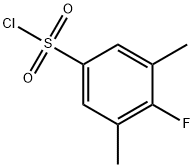 4-氟-3,5-二甲基苯磺酰氯 结构式