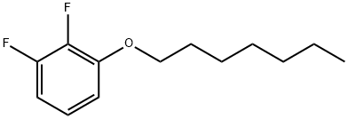 1-Heptyloxy-2,3-difluorobenzene Struktur