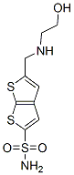 5-[[(2-Hydroxyethyl)amino]methyl]thieno[2,3-b]thiophene-2-sulfonamide Structure