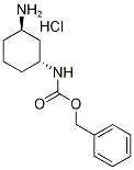 反式-3-(苄氧羰基氨基)环己胺 盐酸盐, 1222709-28-5, 结构式