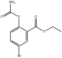 ethyl 5-bromo-2-carbamoyloxy-benzoate,122277-22-9,结构式