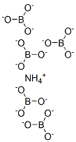 AMMONIUM PENTABORATE EXTRA PURE 化学構造式