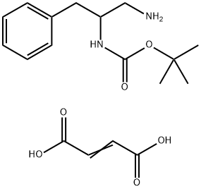 2-(BOC-氨基)-3-苯基丙胺 结构式