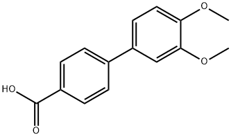 3',4'-DIMETHOXYBIPHENYL-4-CARBOXYLIC ACID Structure