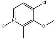 4-氯-3-甲氧基-2-甲基吡啶 N-氧化物,122307-41-9,结构式
