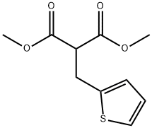 3-噻吩丙二酸二甲酯 结构式