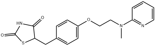 罗格列酮 结构式