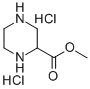 Piperazine-2-carboxylic acid methyl ester dihydrochloride Structure