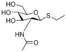 Ethyl 2-Acetamido-2-deoxy-β-D-thioglucopyranoside 结构式