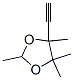 1,3-Dioxolane,  4-ethynyl-2,4,5,5-tetramethyl- Structure