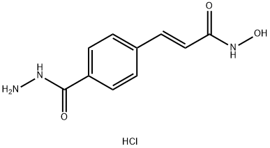 (E)-3-(4-(hydrazinecarbonyl)phenyl)-N-hydroxyacrylaMide hydrochloride,1223593-75-6,结构式