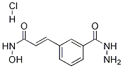(E)-3-(3-(hydrazinecarbonyl)phenyl)-N-hydroxyacrylaMide hydrochloride 结构式