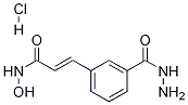 (E)-3-(3-(hydrazinecarbonyl)phenyl)-N-hydroxyacrylaMide hydrochloride Structure