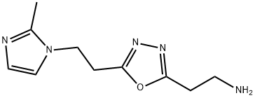 2-{5-[2-(2-Methyl-imidazol-1-yl)-ethyl]-[1,3,4]oxadiazol-2-yl}-ethylamine|