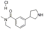 N-ethyl-N-methyl-3-(pyrrolidin-3-yl)benzamide hydrochloride|