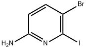 5-bromo-6-iodopyridin-2-amine Struktur