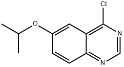 4-クロロ-6-イソプロポキシキナゾリン 化学構造式