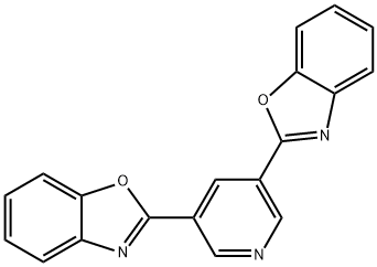 3，5-di（benzo(d)oxazol-2-yl)pyridine Struktur