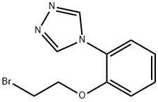 4-(2-(2-bromoethoxy)phenyl)-4H-1,2,4-triazole Struktur