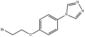4-(4-(2-bromoethoxy)phenyl)-4H-1,2,4-triazole Struktur